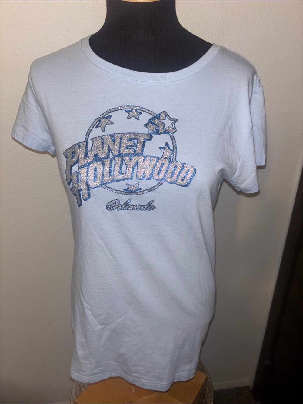 Planet Hollywood Orlando Glitter Star Graphic  T-shirt size XL
